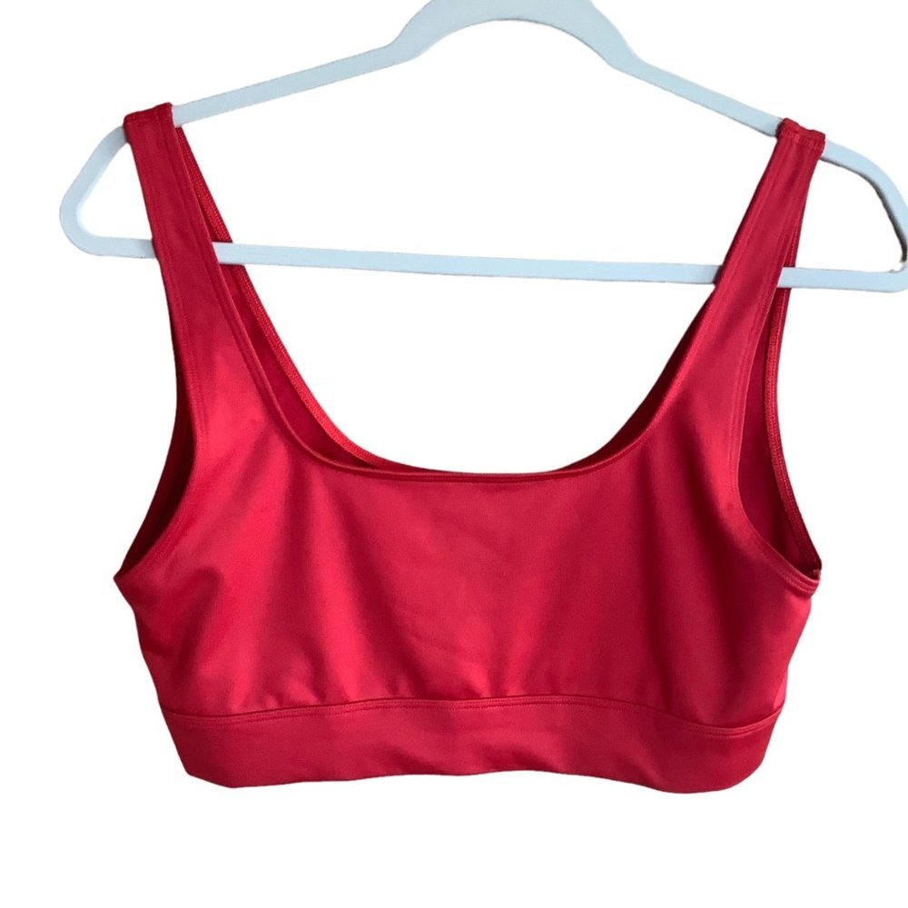 Victoria's Secret‎ PINK ULTIMATE Sports Bra Red Lightly Lined Women Sz Large